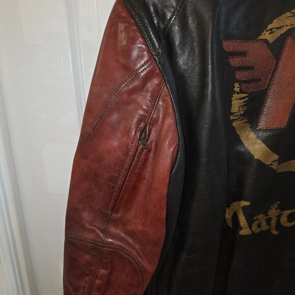MATCHLESS CIRCULAR ROAD 115TH CELEBRATION LEATHER BOMBER JACKET - Picture 10 of 16